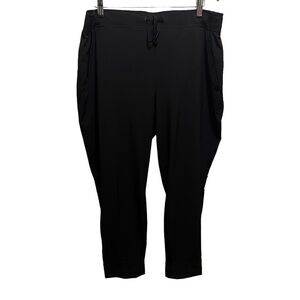 Eddie Bauer Black Lightweight Nylon Joggers Size XL